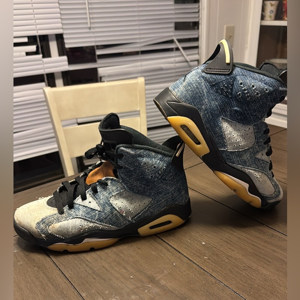 Jordan washed  Denim Sneakers